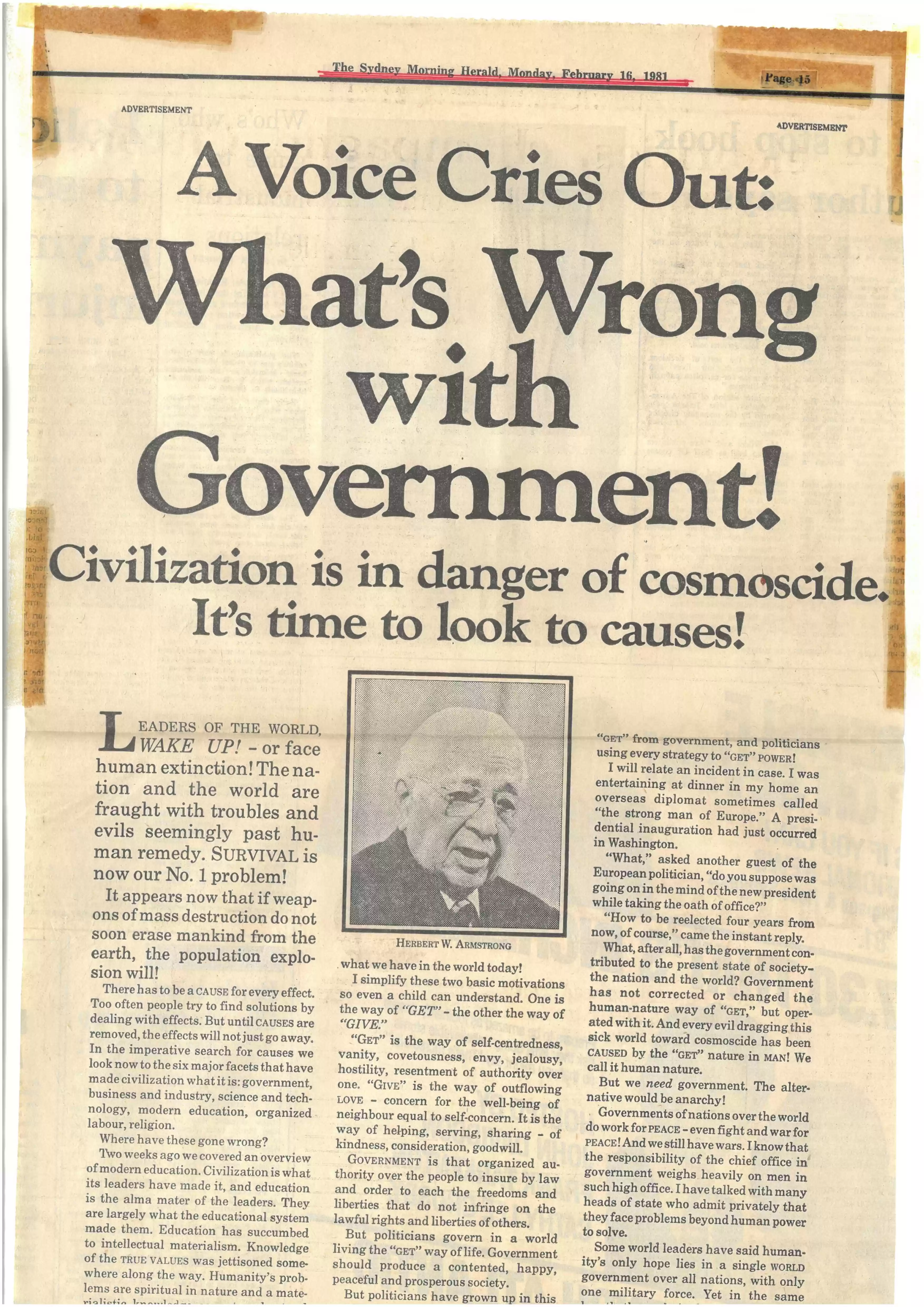 A Voice Cries Out, 16Feb1981a